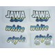 STICKERS SET - JAWA 350 WHITE STYLE